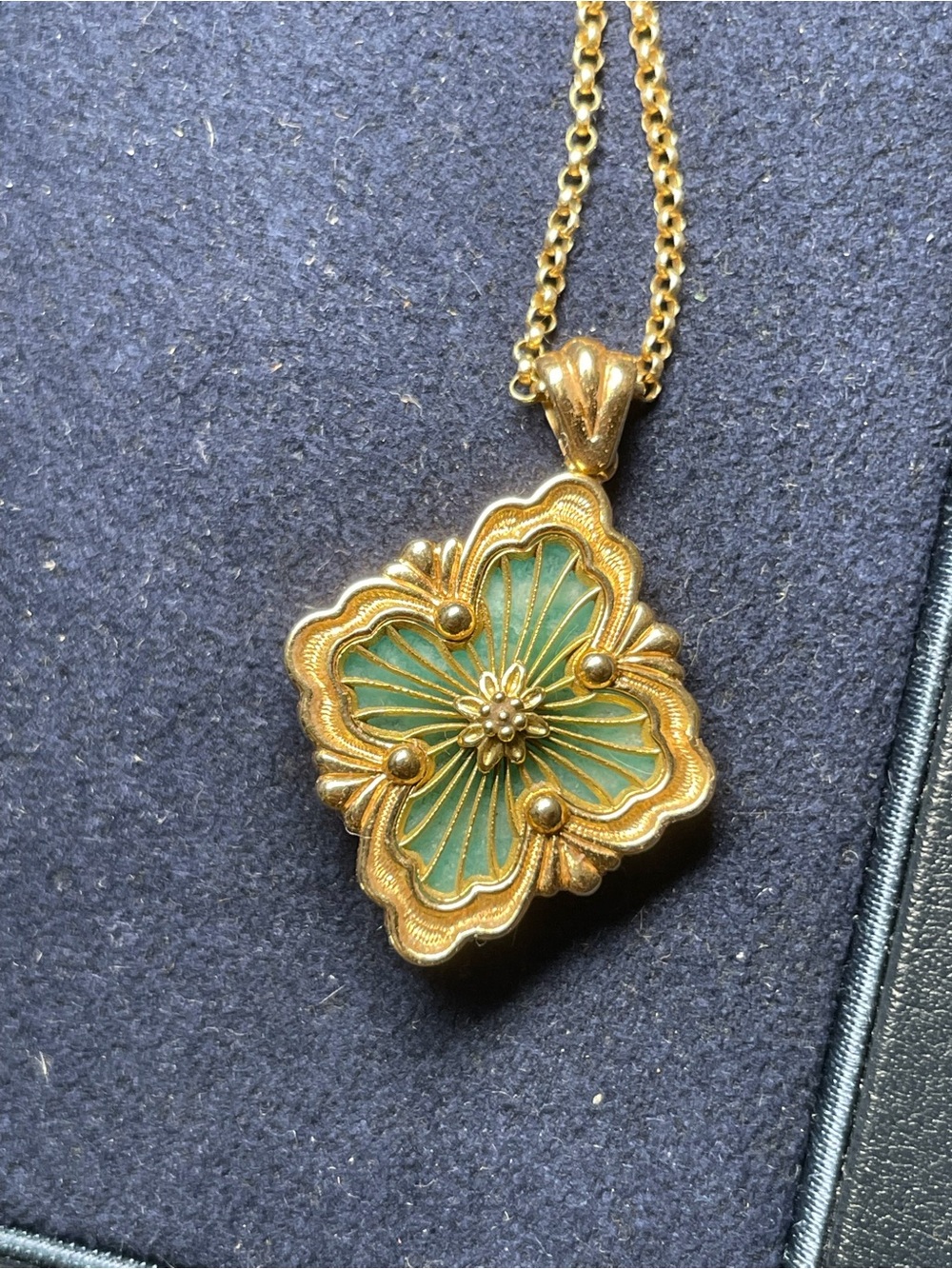Buccellati Large-Size Amazonite Necklace